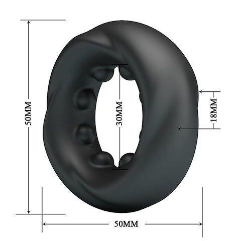 Daquez Super Soft Silicone Cock Ring No.4 by Baile