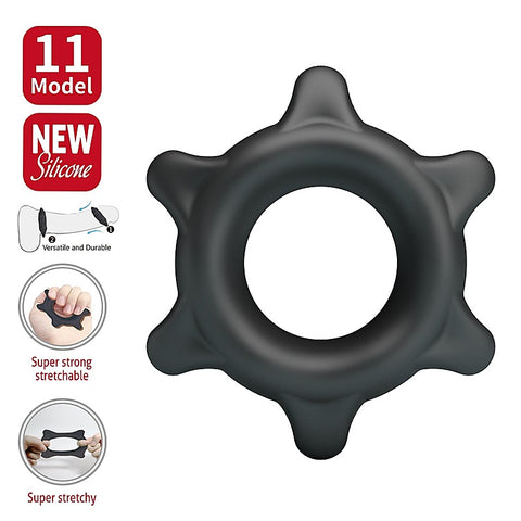 Ethaniel Super Soft Silicone Men's Cock Ring by Baile