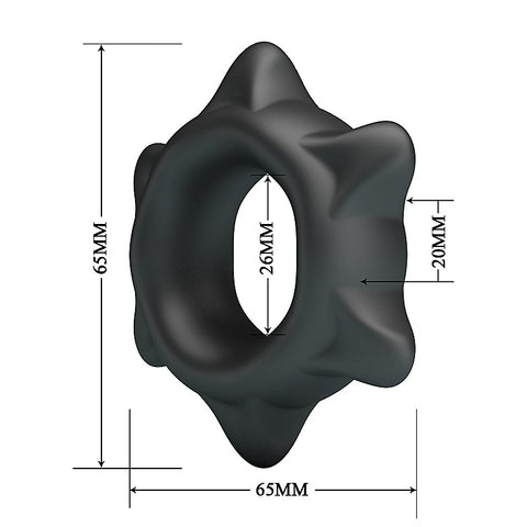 Ethaniel Super Soft Silicone Men's Cock Ring by Baile
