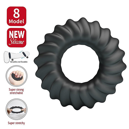Fitz Super Soft Men's Silicone Cock Ring No. 8 by Baile
