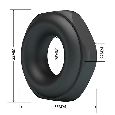 Jarvius Super Soft Silicone Cock Ring No.14 by Baile