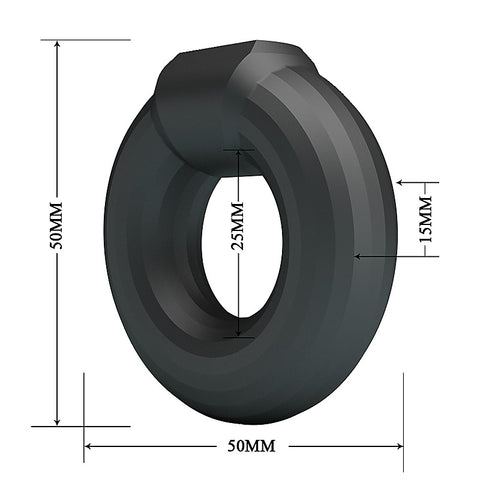 Kayke Super Soft Male Silicone Cock Ring No. 2 by Baile