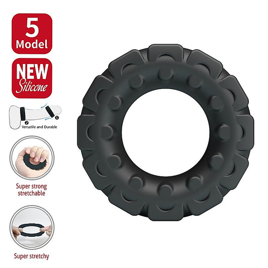 Laiden Super Soft Silicone Stretchy Cock Ring No. 5 by Baile