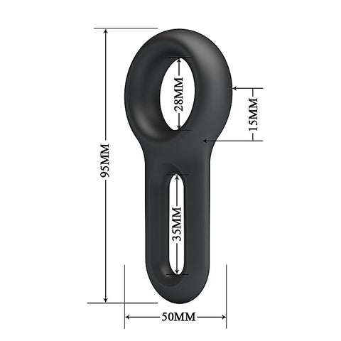Oniel Super Soft Silicone Cock Ring No.18 by Baile