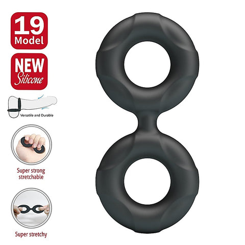 Radwan Super Soft Silicone Cock Ring No.19 by Baile