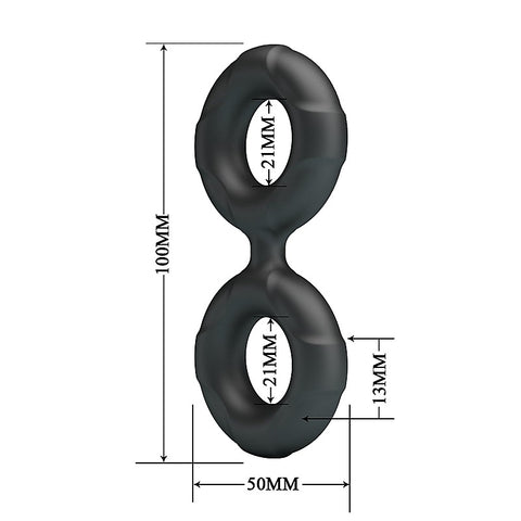 Radwan Super Soft Silicone Cock Ring No.19 by Baile