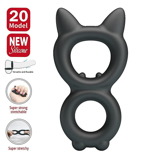 Toran Super Soft Men's Silicone Cock Ring by Baile