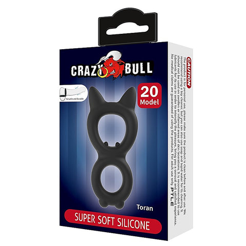 Toran Super Soft Men's Silicone Cock Ring by Baile