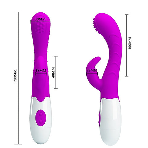 Arthur G-Spot Silicone Rabbit Vibrator by Baile