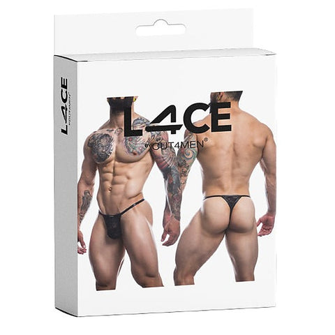 L4CE G-String Lingerie Black by CUT4MEN