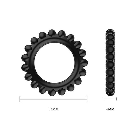 Pretty Love TITAN TPUR 3 in One Silicone Cock Ring Set