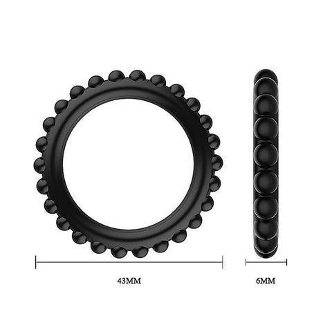 Pretty Love TITAN TPUR 3 in One Silicone Cock Ring Set