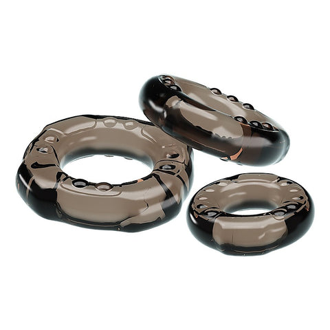 Pretty Love YVONNE Combo Male Cock Ring Set by Baile