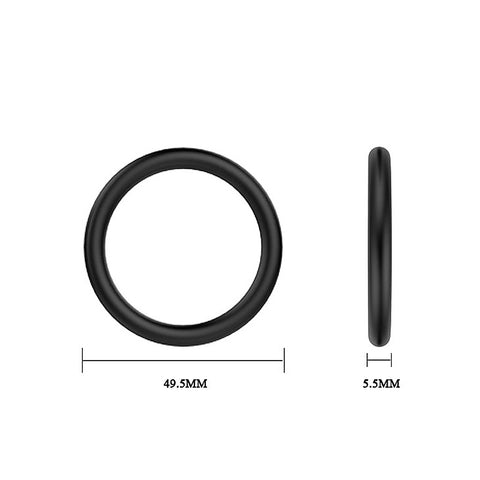 Pretty Love Rubber Set Men's Cock Ring Set by Baile