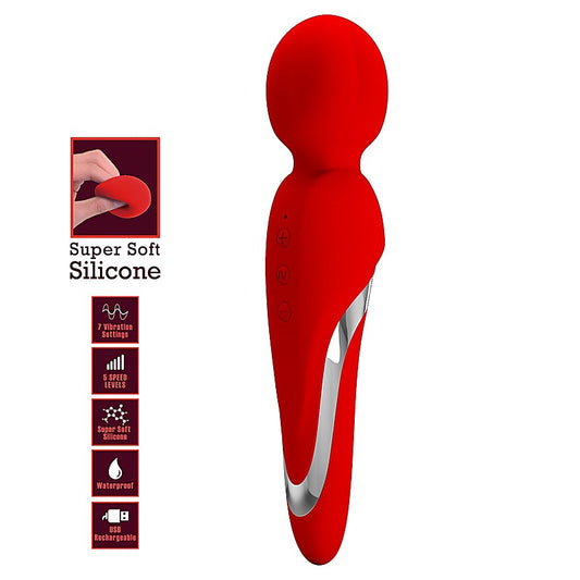 Pretty Love WALTER Super Soft Silicone Wand Massager