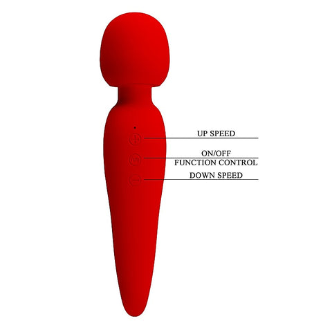 Pretty Love MEREDITH Silicone Body Wand Vibrator by Baile