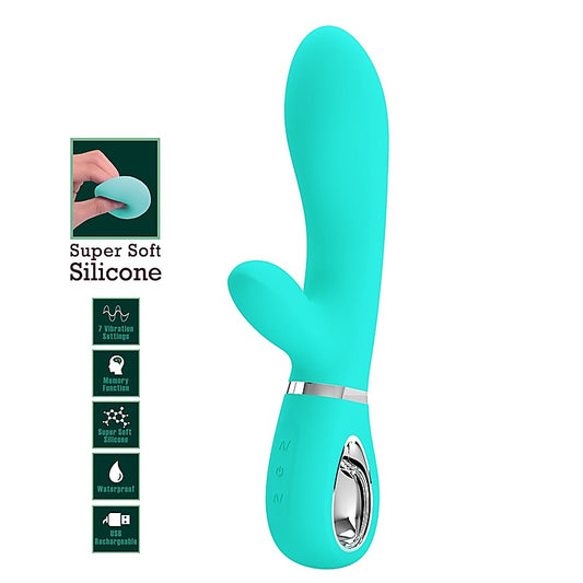 Pretty Love THOMAS Soft Silicone Rabbit Vibrator by Baile