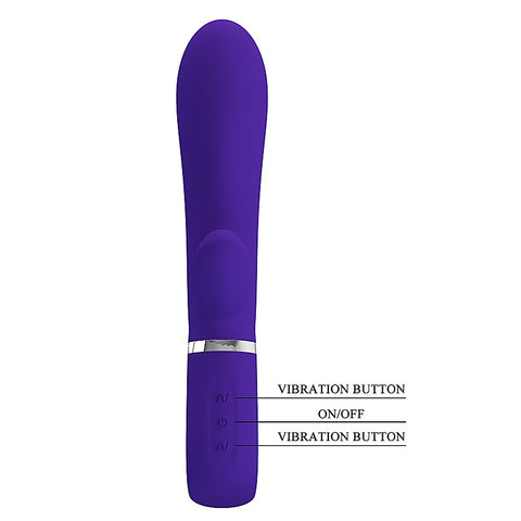 Pretty Love THOMAS Soft Silicone Rabbit Vibrator by Baile