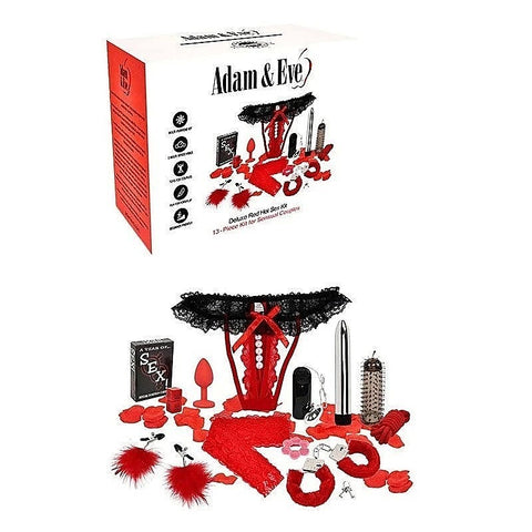 Deluxe Red Hot Couples Sex Kit by Adam & Eve
