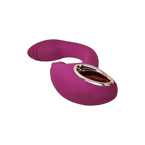 Rose Gold Clit Tickler Rabbit Vibrator by Adam & Eve