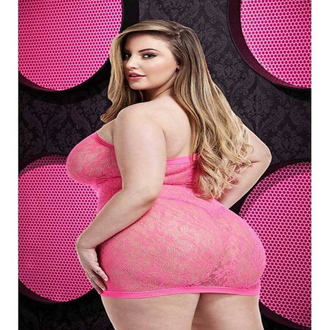 Lapdance Lingerie Lace Mini Dress XL
