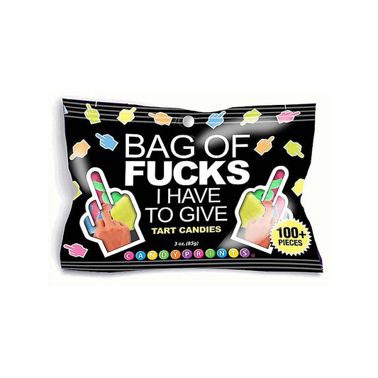 Bag Of Fucks I Have To Give Fruit Flavoured Lollies