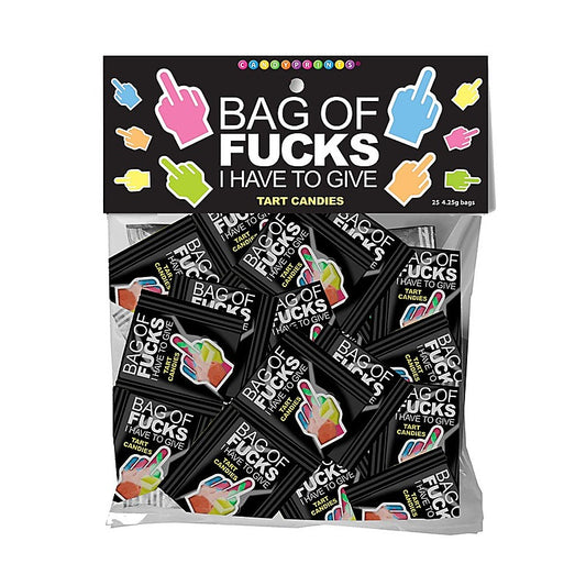 Bag Of Fucks I Have To Give Fruit Flavoured Lollies