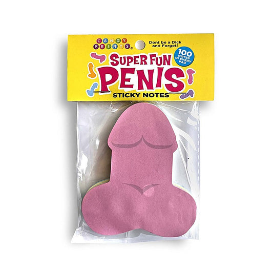 Super Fun Penis Novelty Sticky Notes 100 Pack