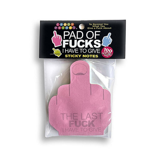 Last Fuck I Have To Give Sticky Notes Novelty Sticky Notes