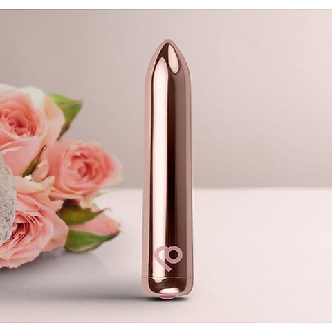 Golden Rose Rechargeable Bullet Vibrator by Rocks Off