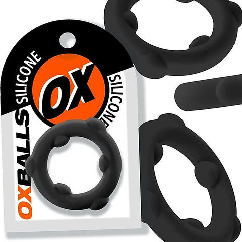 Spinner Stretchy Silicone Cock Ring by OxBalls