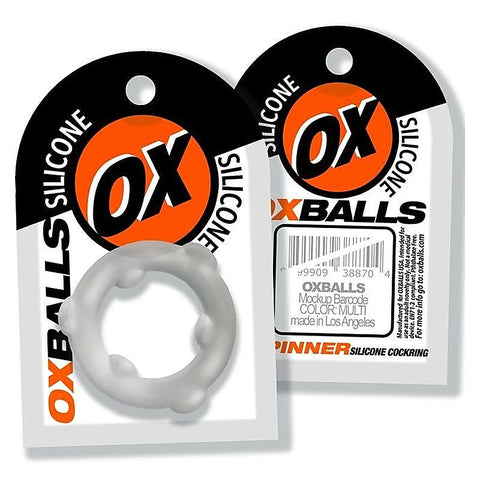 Spinner Stretchy Silicone Cock Ring by OxBalls