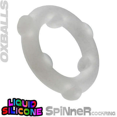 Spinner Stretchy Silicone Cock Ring by OxBalls