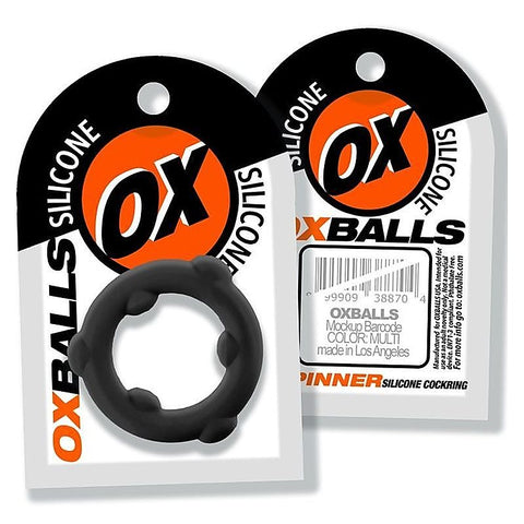Spinner Stretchy Silicone Cock Ring by OxBalls
