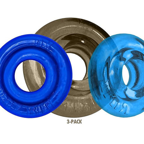RimRingz 3 Piece Multi Size Stretchy Cock Ring by OxBalls