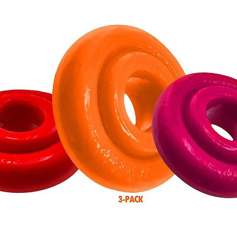 RimRingz 3 Piece Multi Size Stretchy Cock Ring by OxBalls