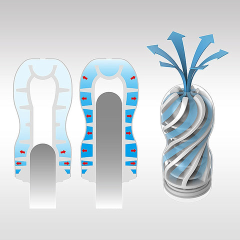 Air Flow Cushion Design Male Masturbation Cup by Tenga