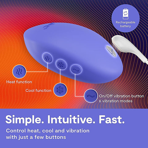 We-Vibe Temp Multi Functions Lay On Vibrator by Love Honey