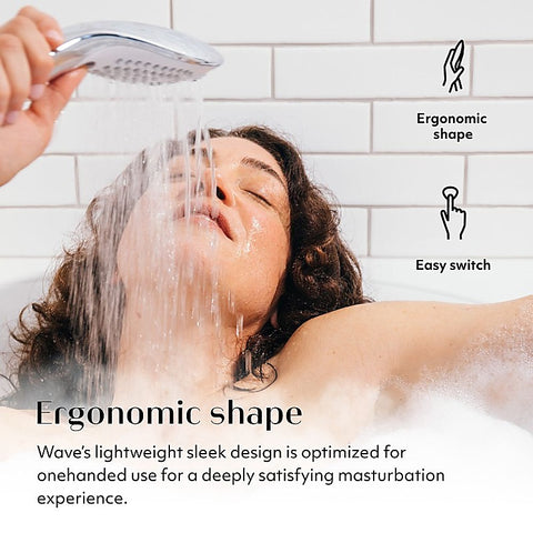 Womanizer Wave Waterproof Clitoral Stimulator by Love Honey