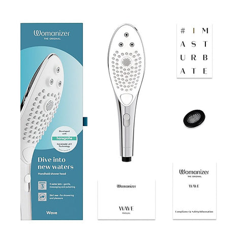 Womanizer Wave Waterproof Clitoral Stimulator by Love Honey