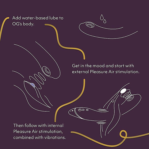 Womanizer OG Pleasure Air G-spot Vibrator by Love Honey