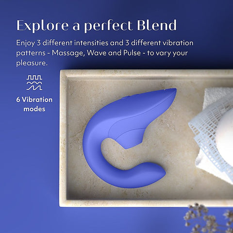 Womanizer Blend Pleasure Air Rabbit Vibrator by Love Honey