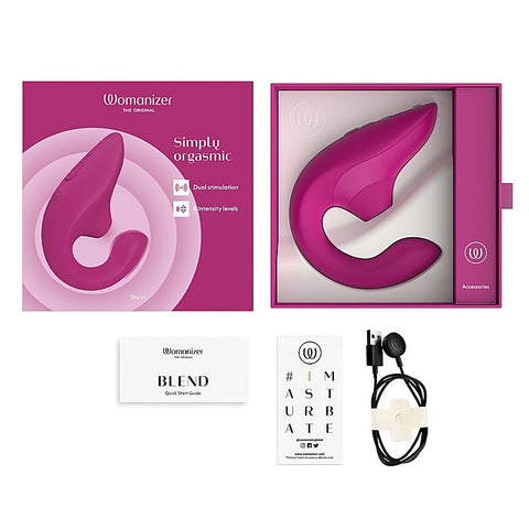 Womanizer Blend Pleasure Air Rabbit Vibrator by Love Honey