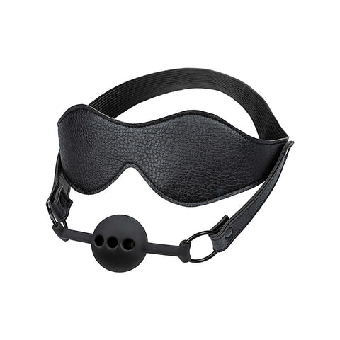 Eye Mask and Ball Gag by California Exotics
