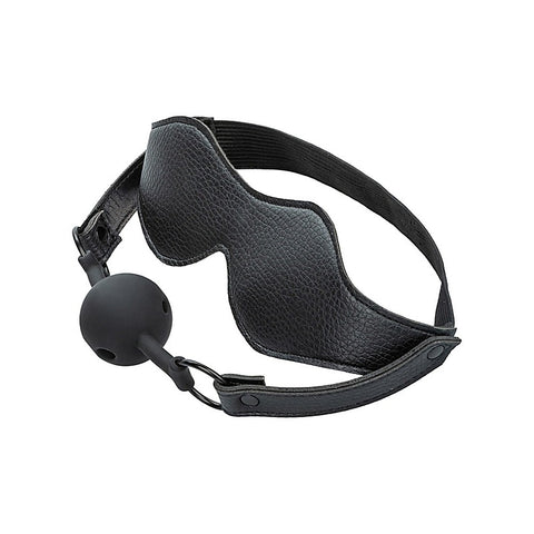 Eye Mask and Ball Gag by California Exotics