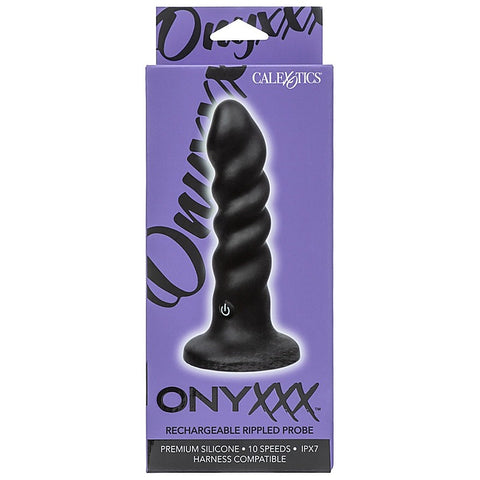Onyxxx Rechargeable Rippled Anal Probe by California Exotics