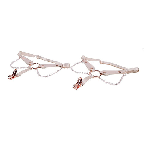 Peaches 'n CreaMe Pearl Garters by Sportsheets