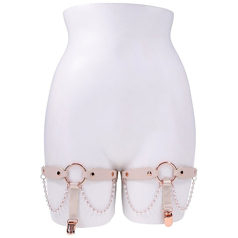 Peaches 'n CreaMe Pearl Garters by Sportsheets