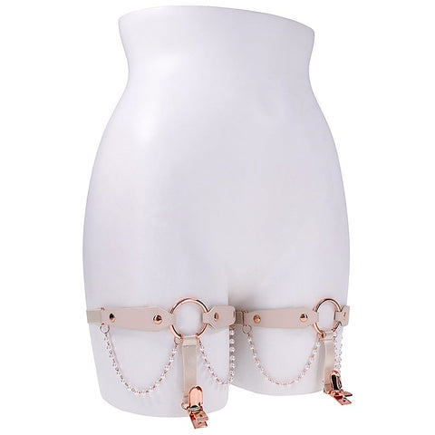 Peaches 'n CreaMe Pearl Garters by Sportsheets