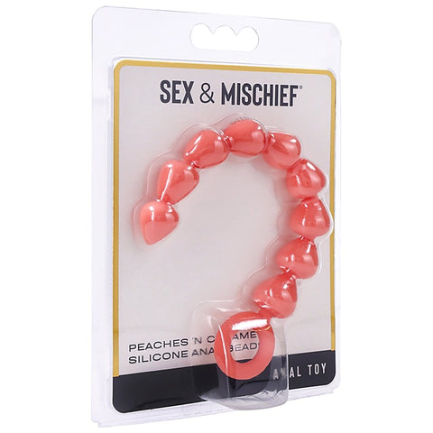 Peaches 'n CreaMe Silicone Anal Beads by Sportsheets